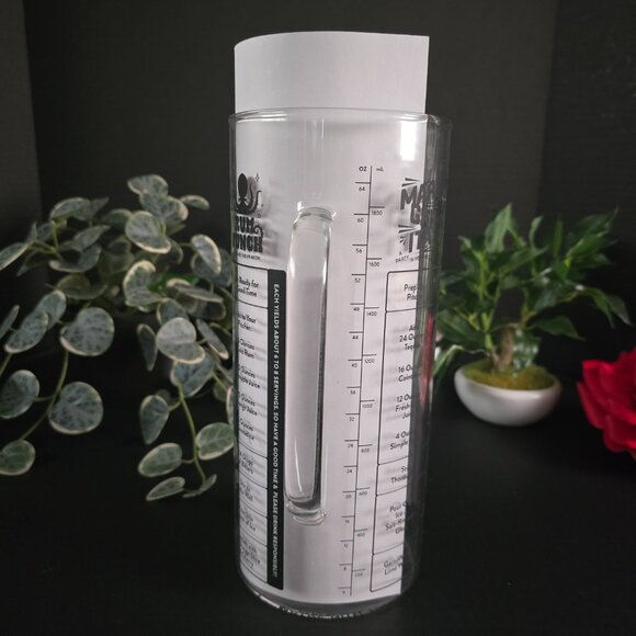 Houdini Good Measure Cocktail Recipe Pitcher Pre-Owned Holiday Drink Measuring - Picture 2 of 4